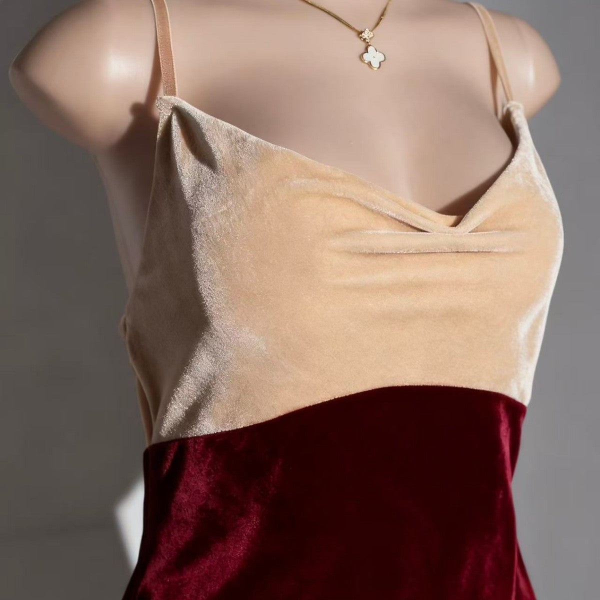 V-neck camisole dress