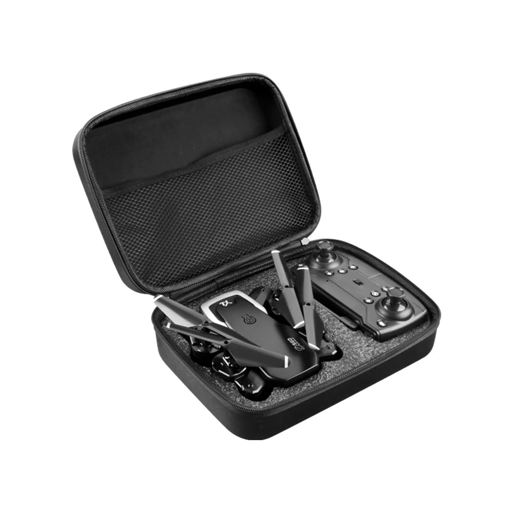 Drone RC pliable mini 4K à double caméra avec télécommande et autonomie de vol de 20 minutes