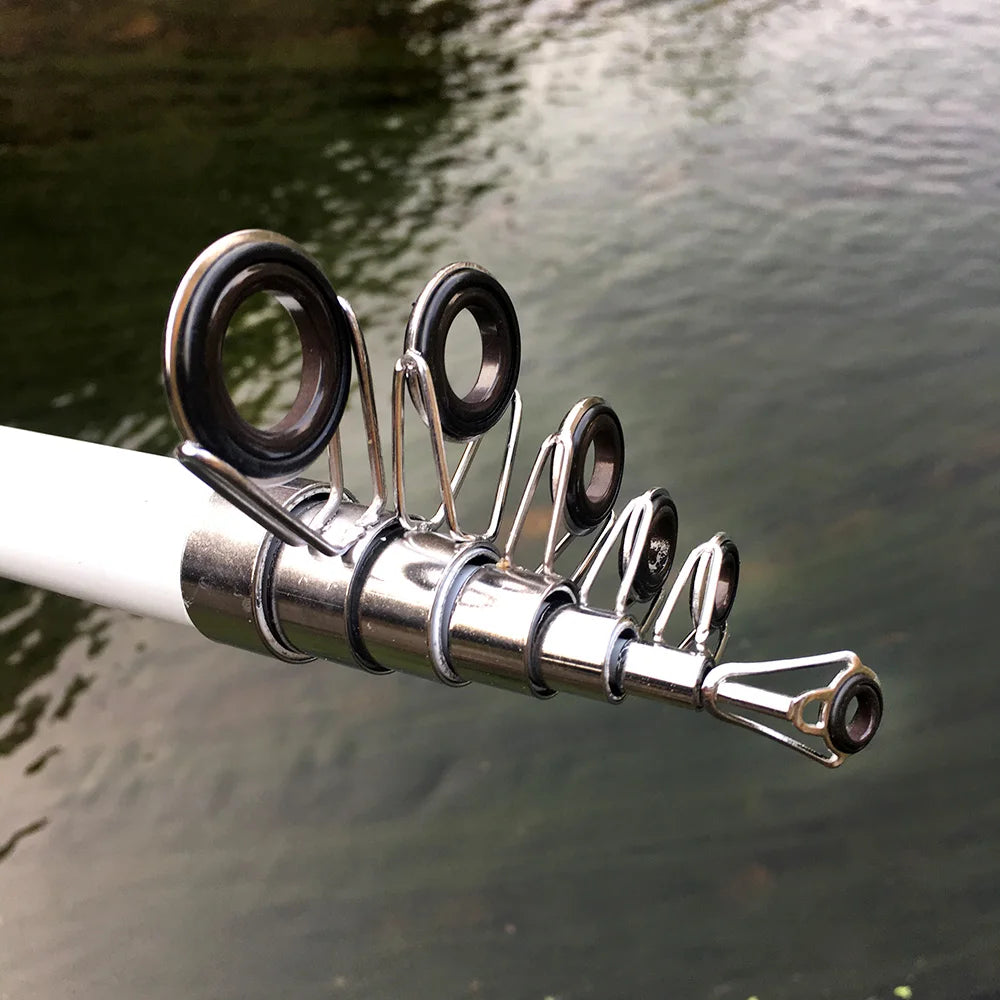 YOUME 2.1M -3.6M Carp Fishing Rod Feeder Hard FRP Carbon Fiber Telescopic Fishing Rod Fishing Pole