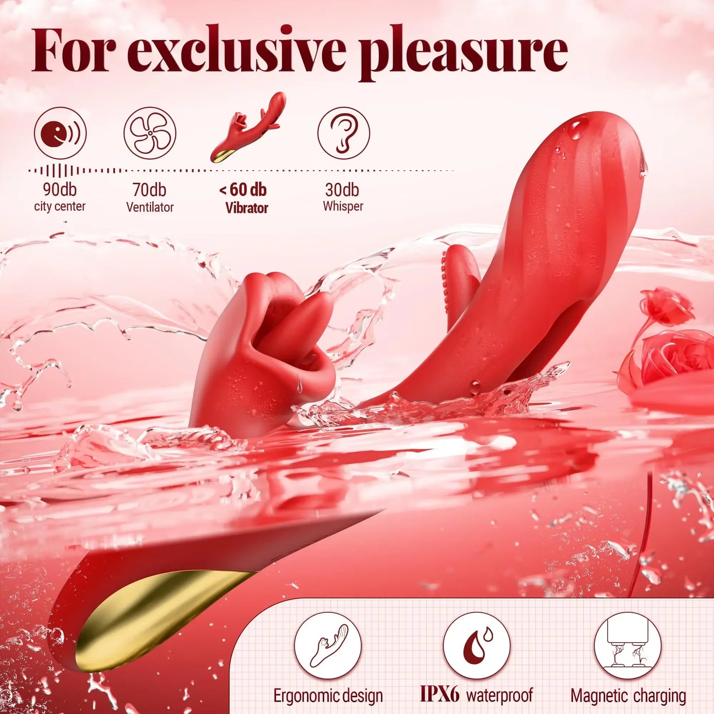 Gode vibrateur 2 en 1 pour femmes, rotation à 360 degrés, stimulateur de battement de Clitoris, point G, jouets sexuels pour adultes de 18 ans et plus