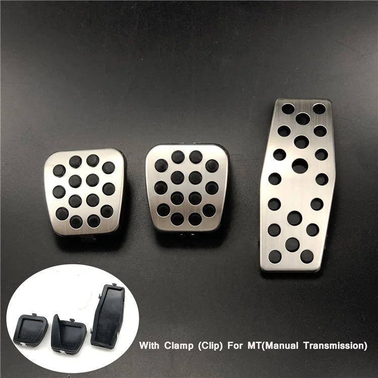 Boîtier de pédale de frein à gaz d'accélérateur en acier inoxydable, accessoires de voiture pour Opel Mokka ASTRA J H GTC Insignia Vauxhall Insigni