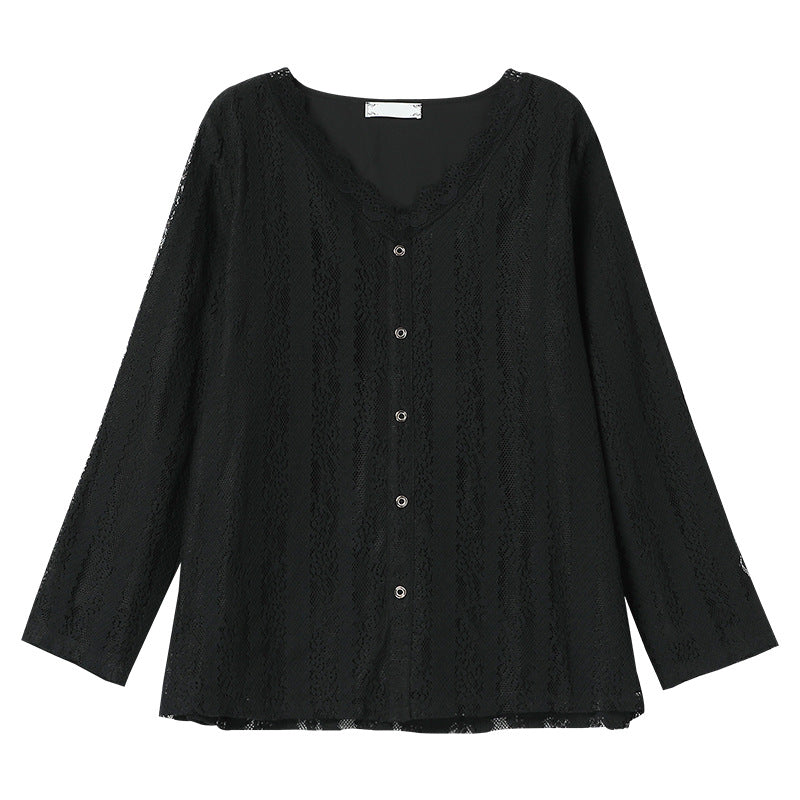 V-neck lace top