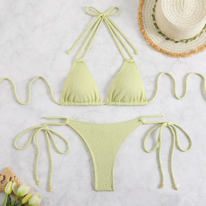 Bikini solid color bikini
