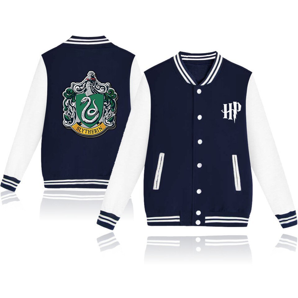 Pikurb New Fashion Magic School Wizards Baseball Hoodie Sweater Hogwartes P-o-t-t-e-r Sweatshirt Ravenclaw Jacket Coat