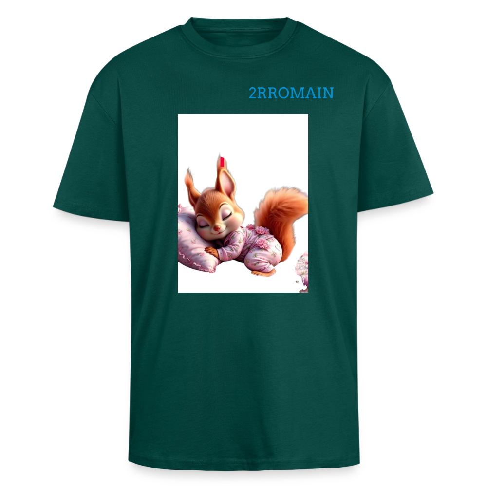Unisex Oversized Heavyweight T-shirt - hunter green