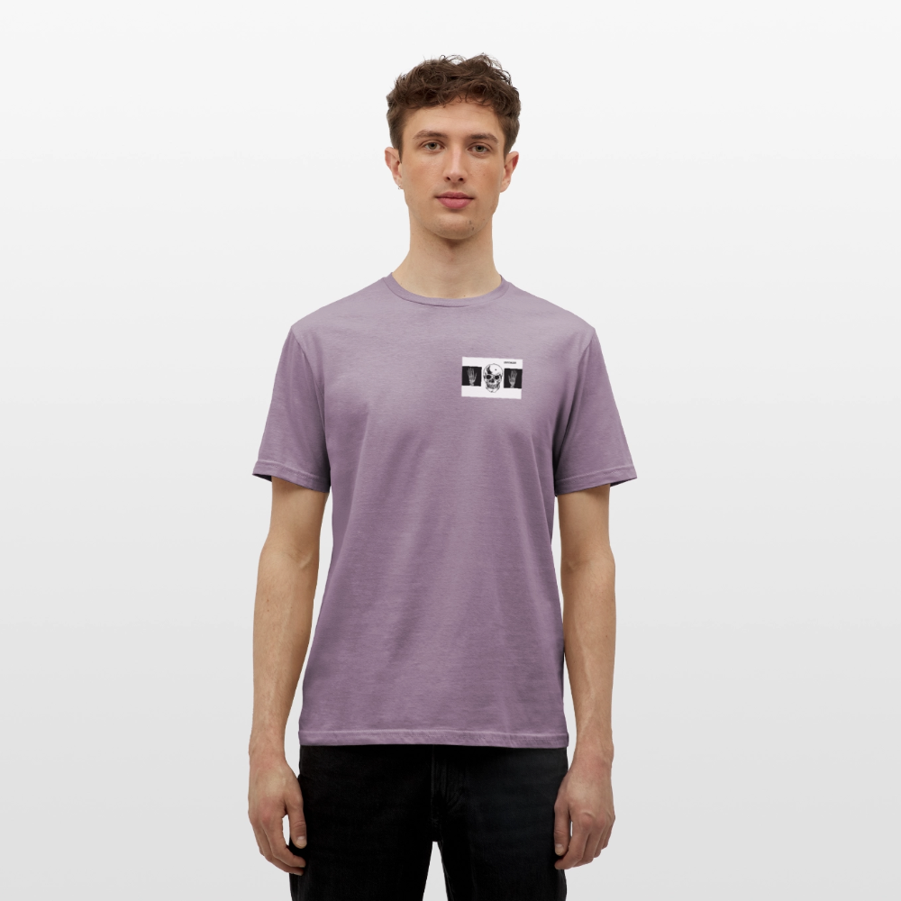 T-Shirt tête de mort haut les mains - purple-grey 