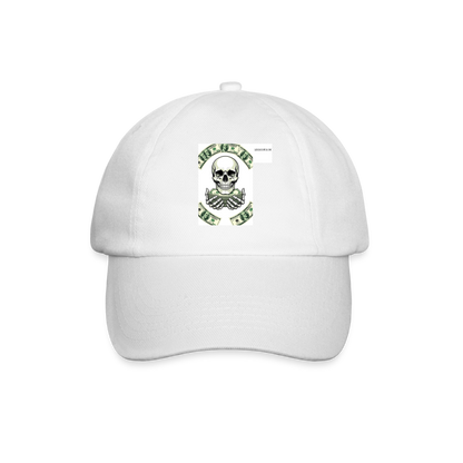 Baseball Cap - white/white