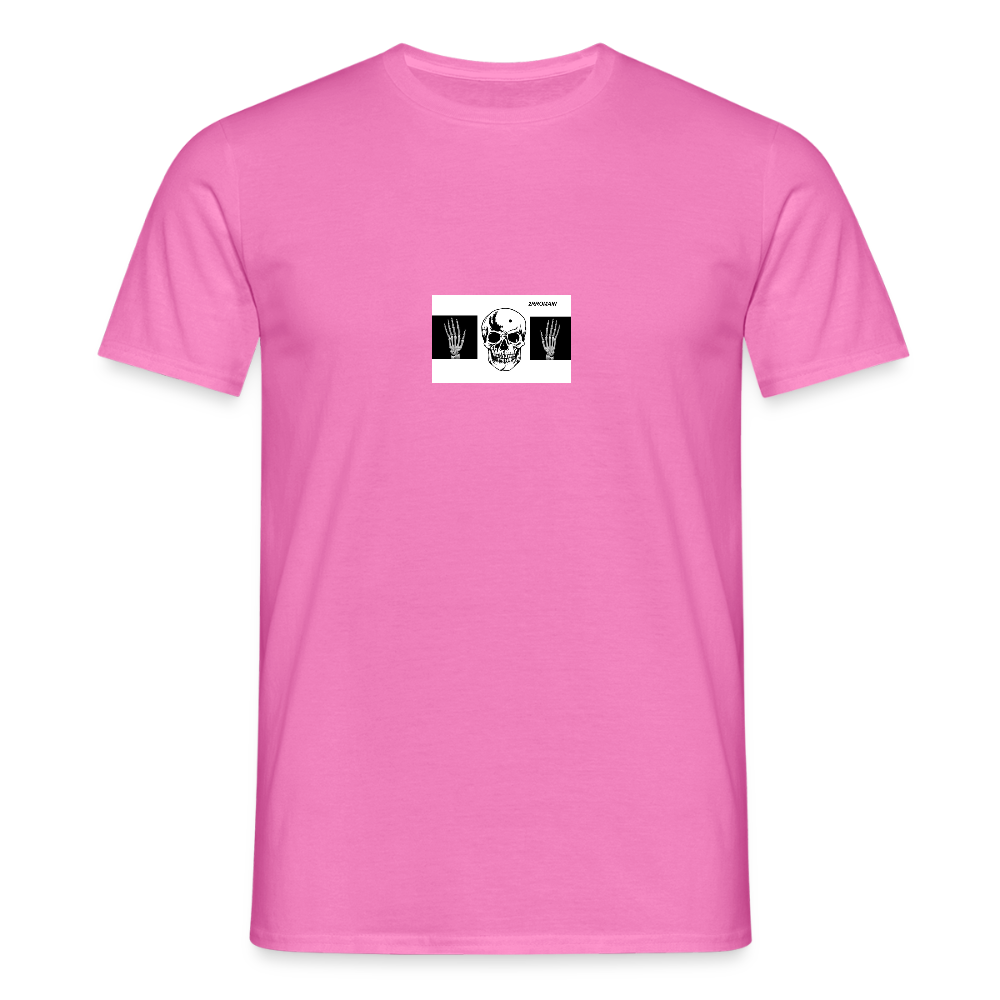 T-Shirt tête de mort haut les mains - pink
