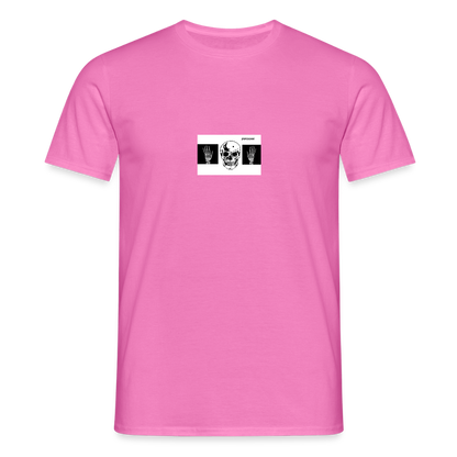 T-Shirt tête de mort haut les mains - pink