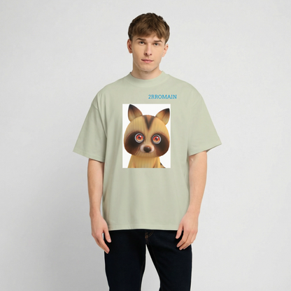 Unisex Oversized Heavyweight T-shirt - soft salvia 