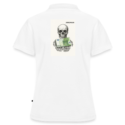 Women’s Premium Organic Polo Shirt - white