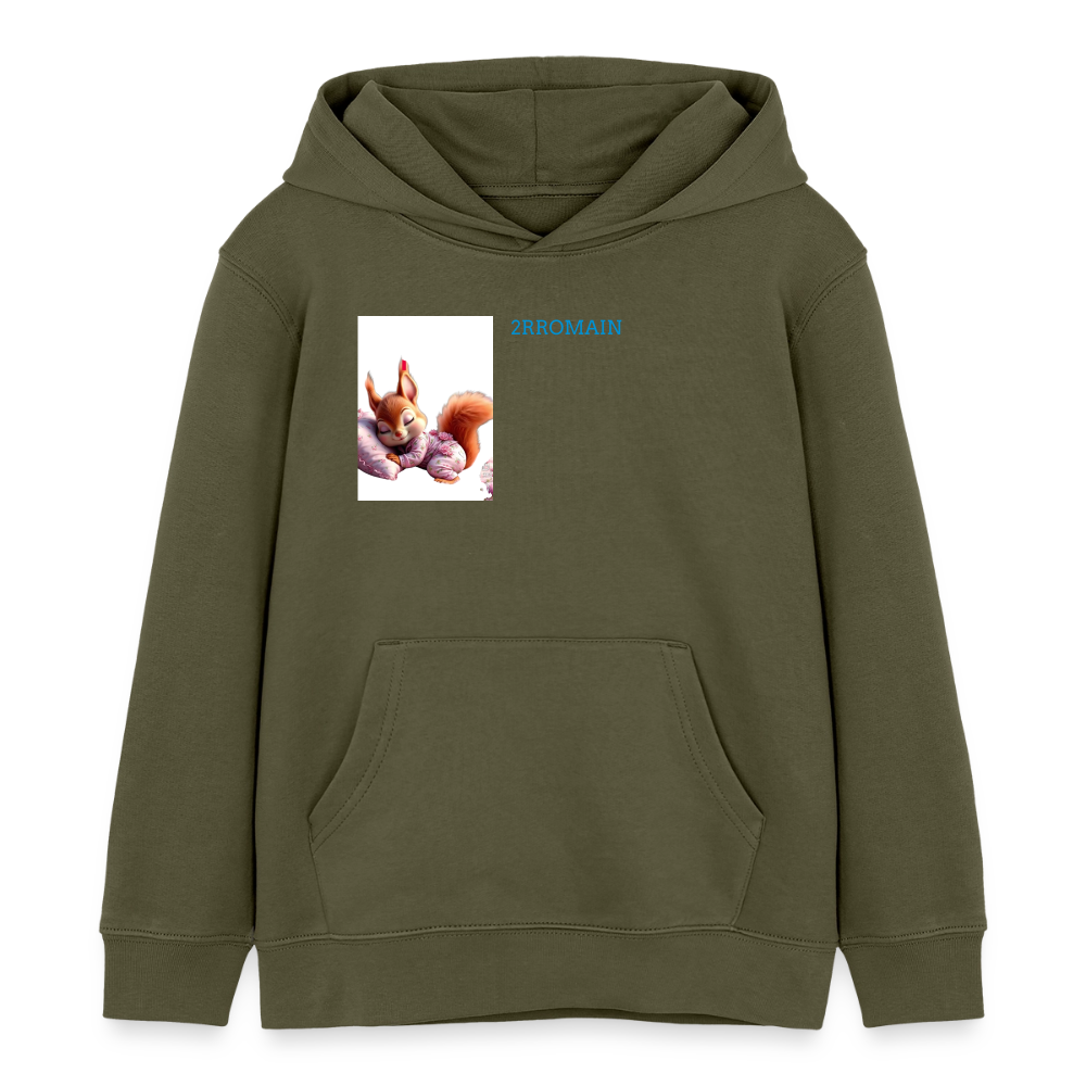 Kids Organic Hoodie by Stanley/Stella - khaki