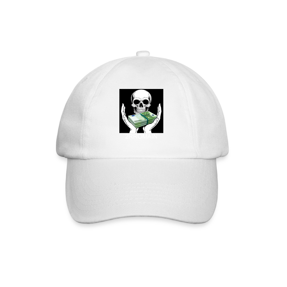 Baseball Cap - white/white