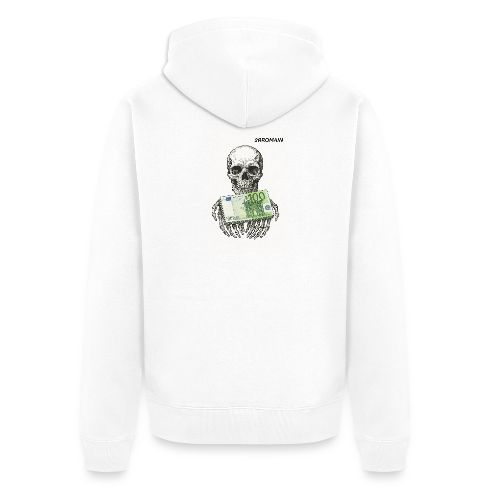 Veste à capuche premium pour homme - white