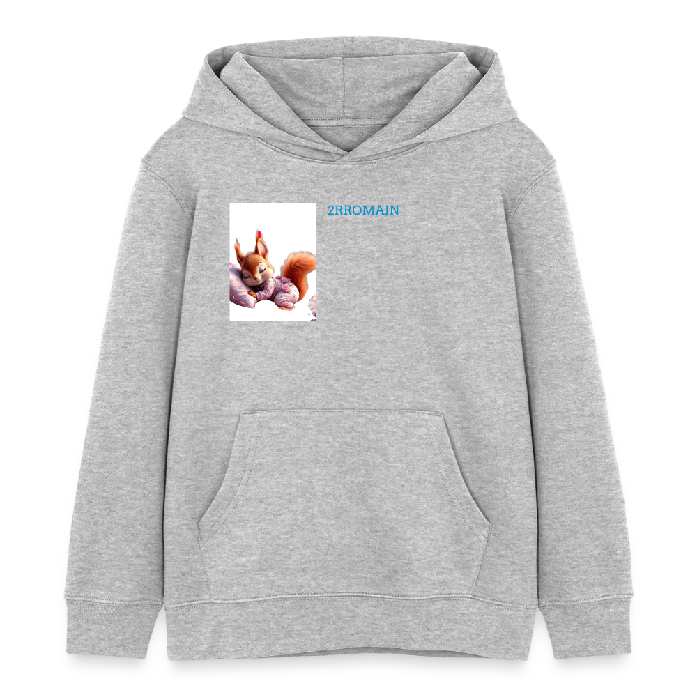 Kids Organic Hoodie by Stanley/Stella - heather grey