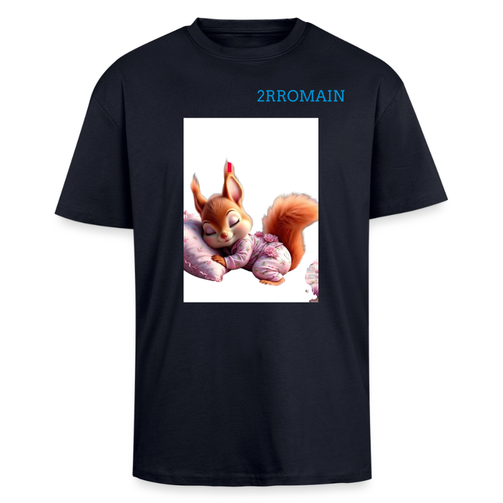 Unisex Oversized Heavyweight T-shirt - french navy