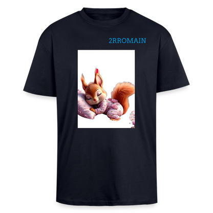 Unisex Oversized Heavyweight T-shirt - french navy