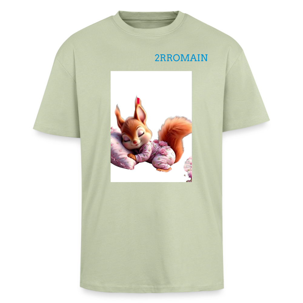 Unisex Oversized Heavyweight T-shirt - soft salvia 