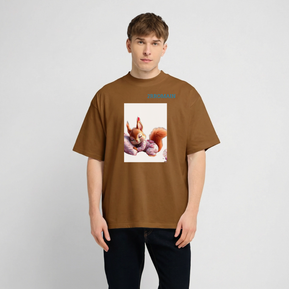 Unisex Oversized Heavyweight T-shirt - toffee