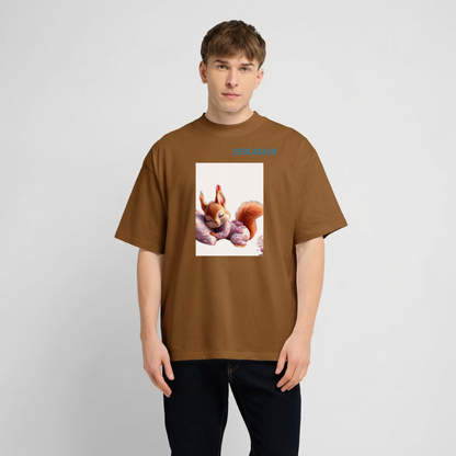 Unisex Oversized Heavyweight T-shirt - toffee