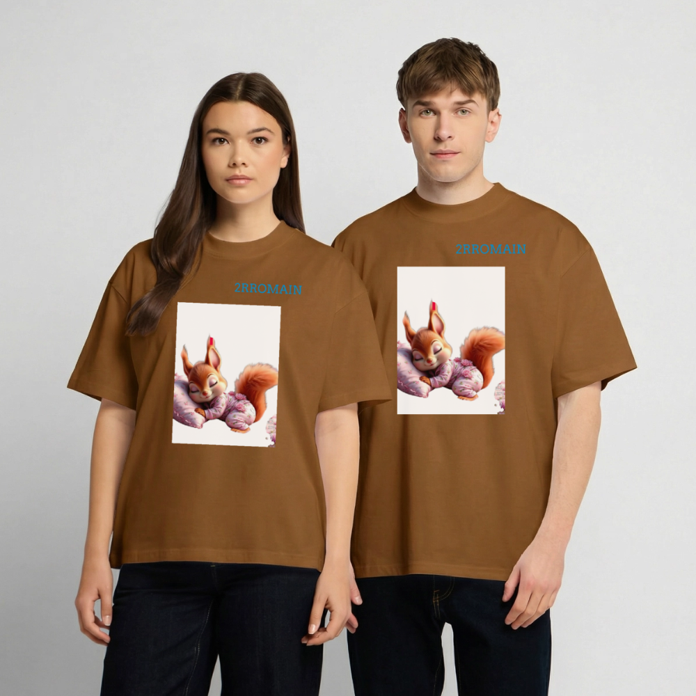 Unisex Oversized Heavyweight T-shirt - toffee
