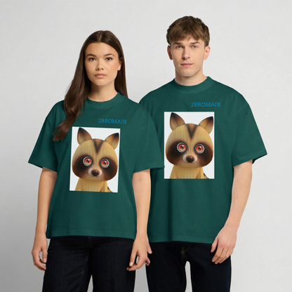 Unisex Oversized Heavyweight T-shirt - hunter green