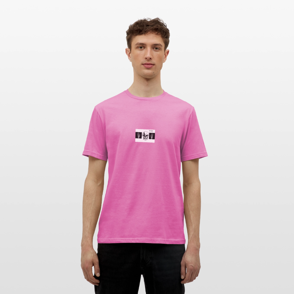 T-Shirt tête de mort haut les mains - pink
