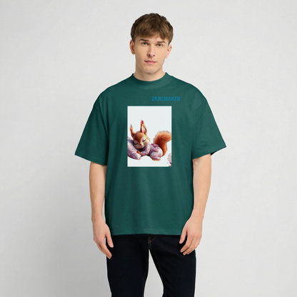 Unisex Oversized Heavyweight T-shirt - hunter green