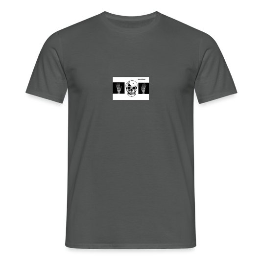 T-Shirt tête de mort haut les mains - charcoal grey