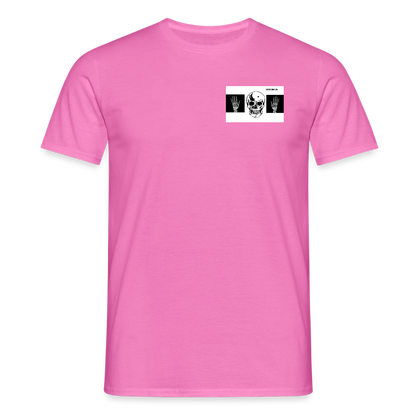 T-Shirt tête de mort haut les mains - pink