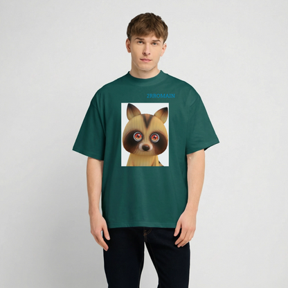 Unisex Oversized Heavyweight T-shirt - hunter green