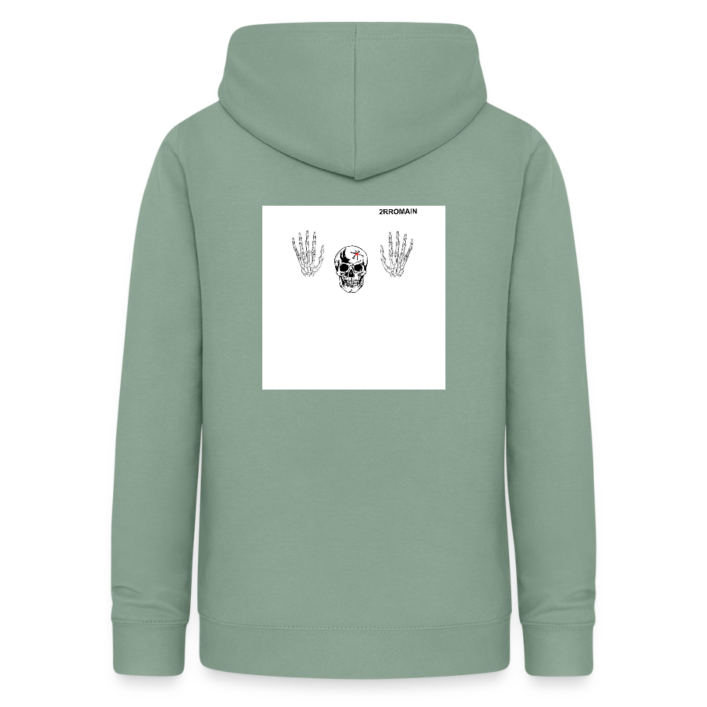 Women's Hoodie - steel green