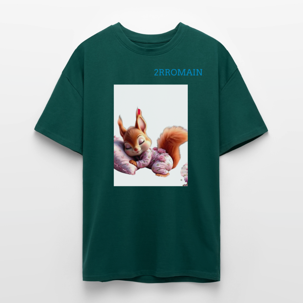 Unisex Oversized Heavyweight T-shirt - hunter green