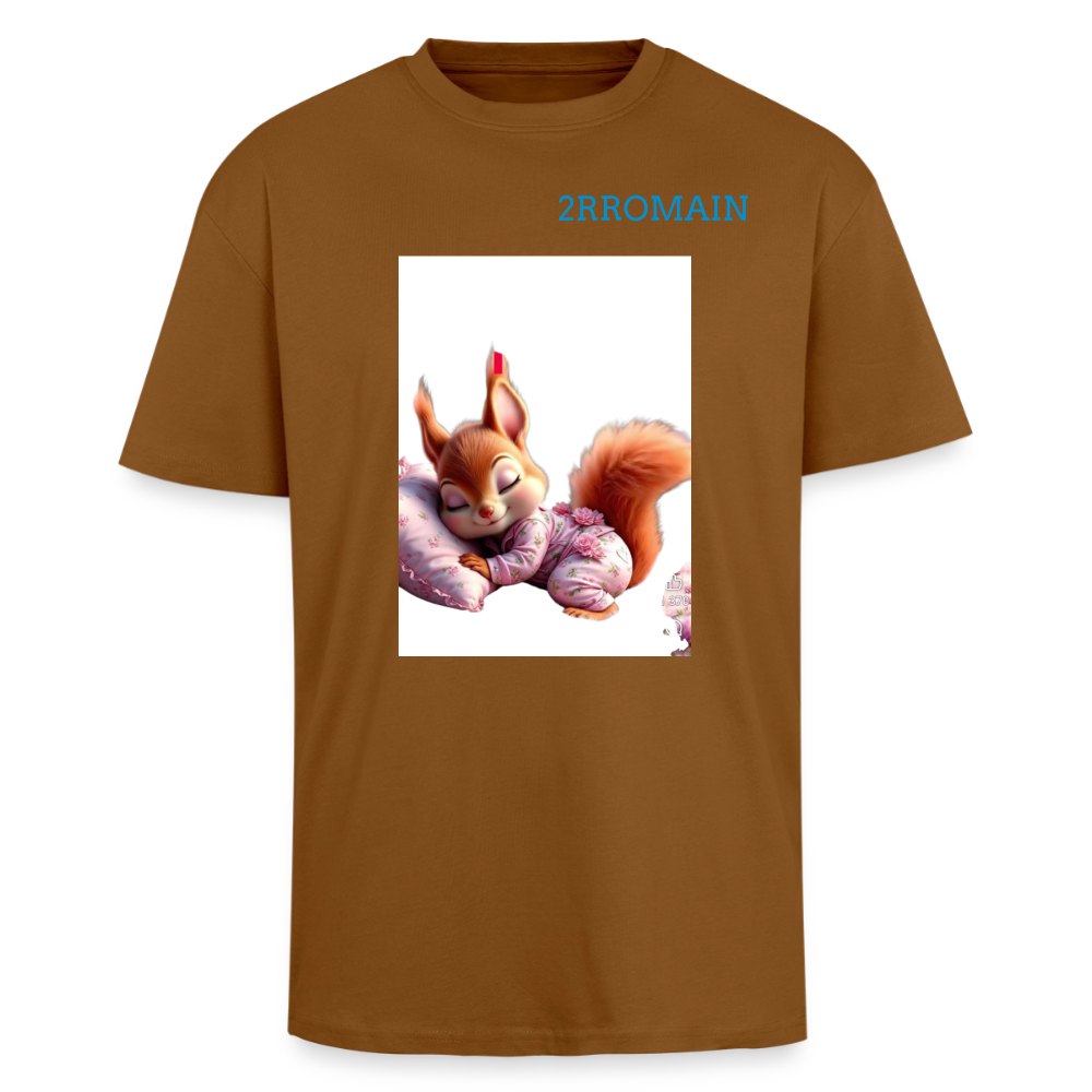 Unisex Oversized Heavyweight T-shirt - toffee