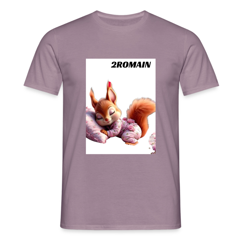 Men's T-Shirt - purple-grey 