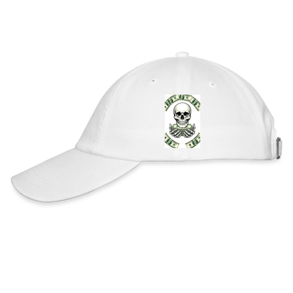 Baseball Cap - white/white