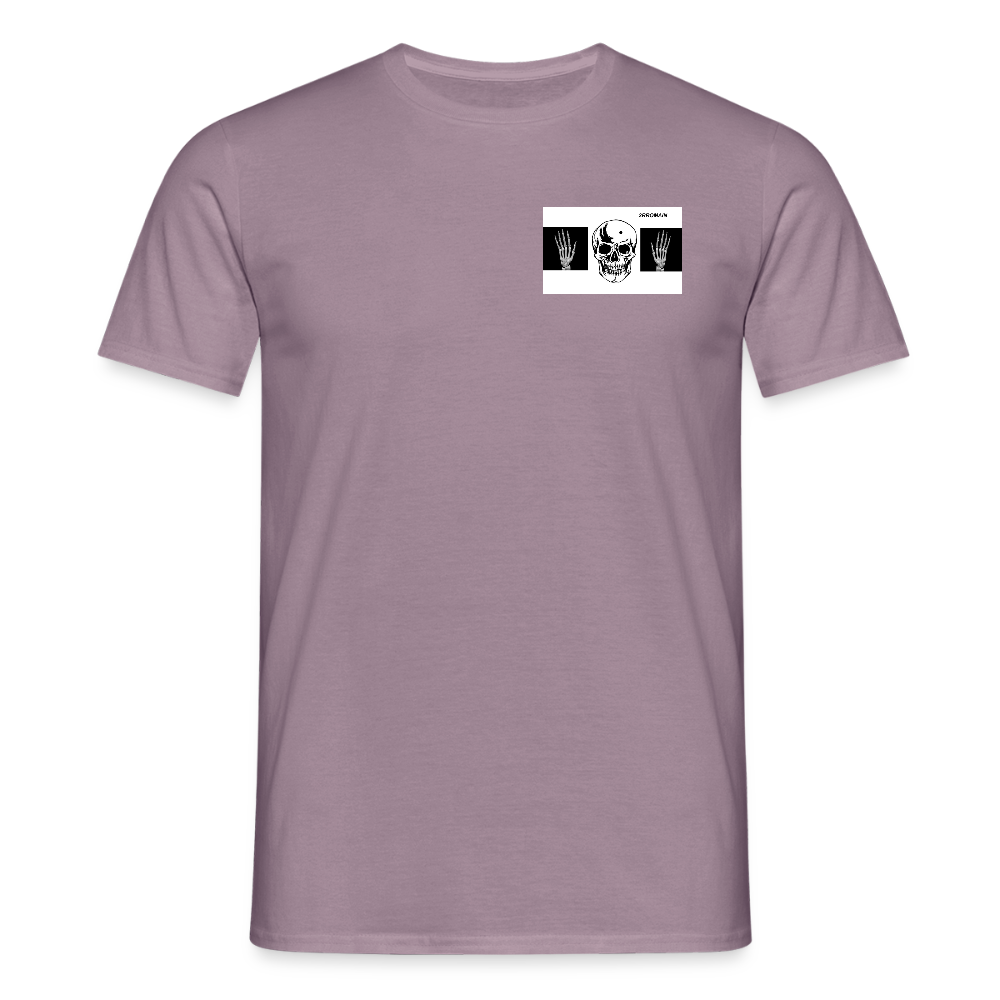 T-Shirt tête de mort haut les mains - purple-grey 