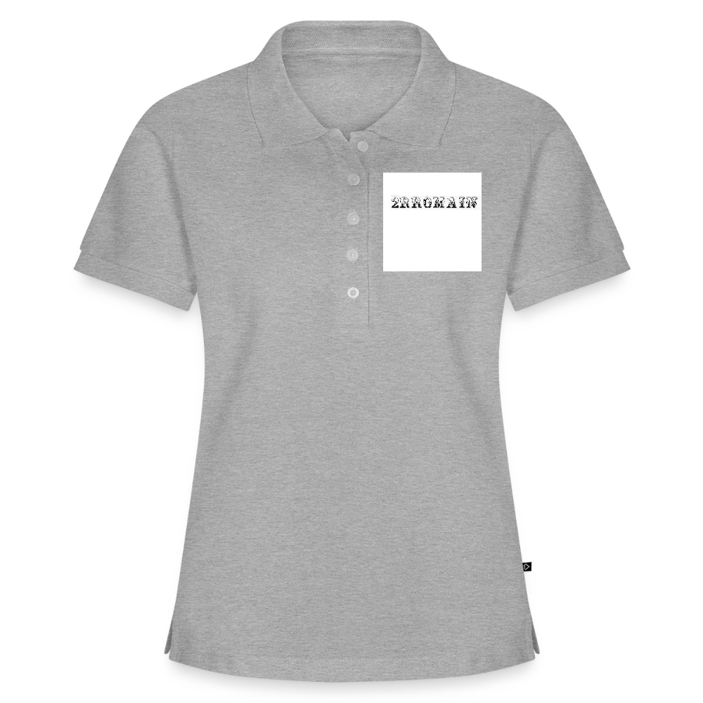 Women’s Premium Organic Polo Shirt - heather grey