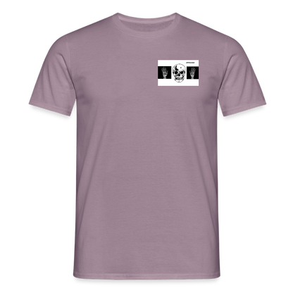 T-Shirt tête de mort haut les mains - purple-grey 