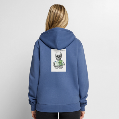 Veste à capuche premium pour homme - stone blue