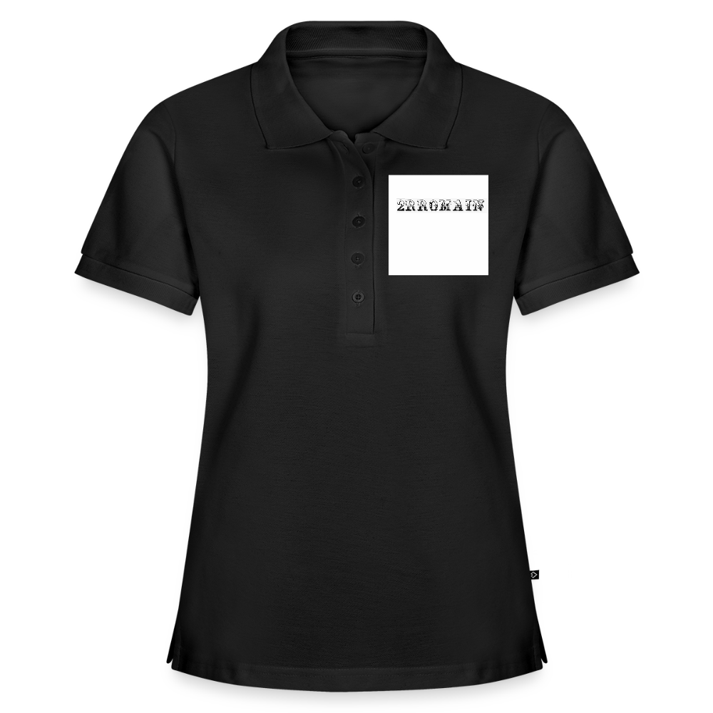 Women’s Premium Organic Polo Shirt - black
