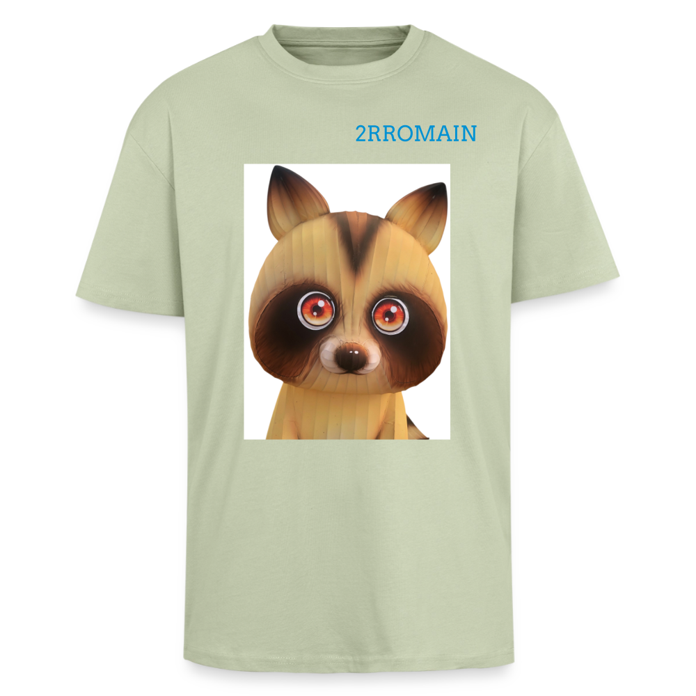 Unisex Oversized Heavyweight T-shirt - soft salvia 
