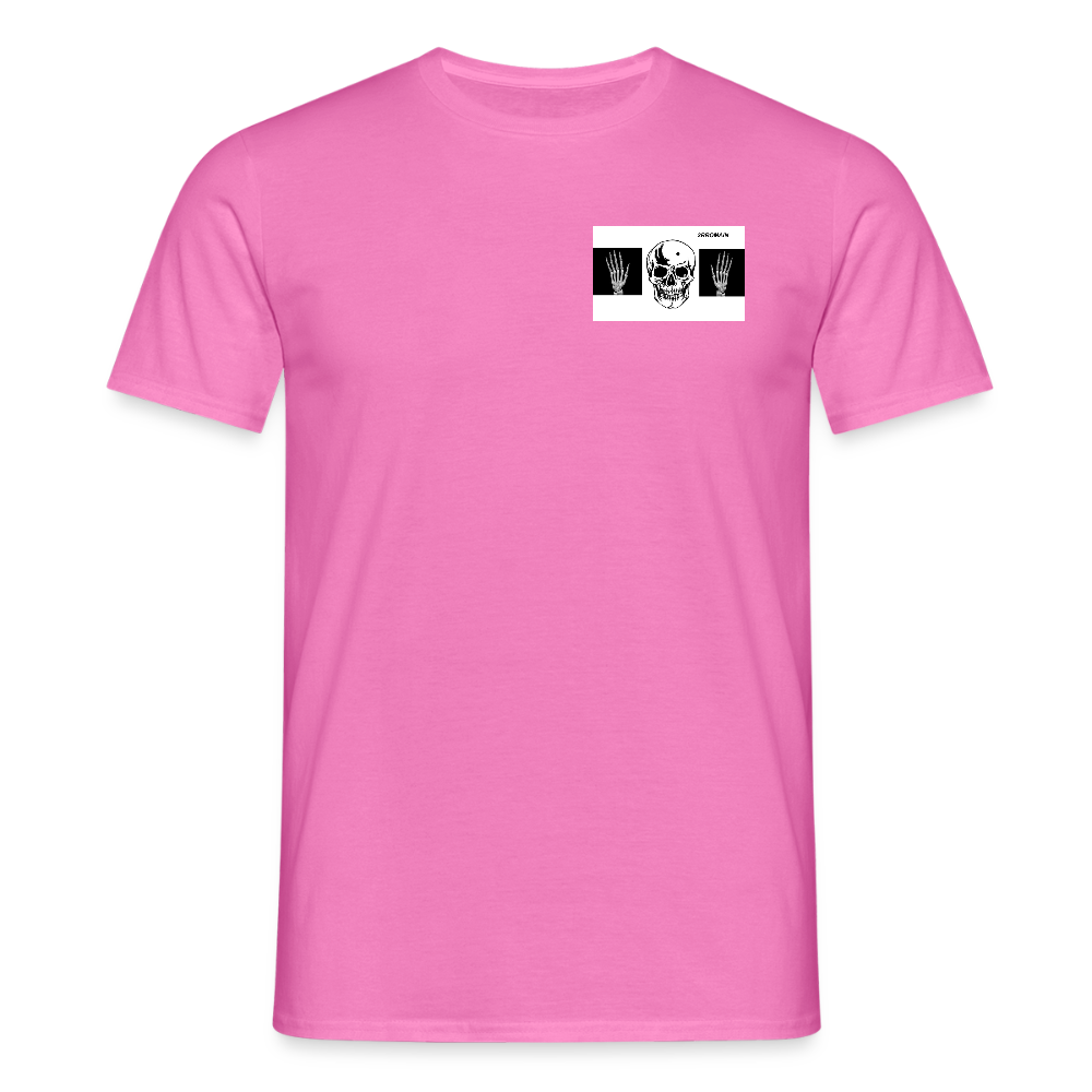 T-Shirt tête de mort haut les mains - pink