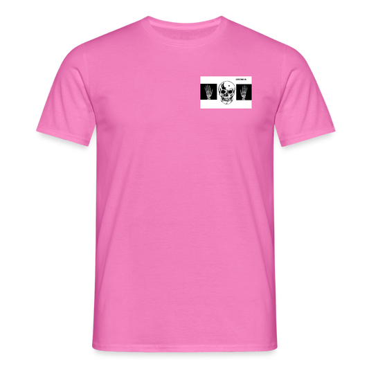 T-Shirt tête de mort haut les mains - pink