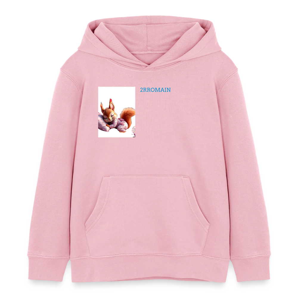Kids Organic Hoodie by Stanley/Stella - cotton pink