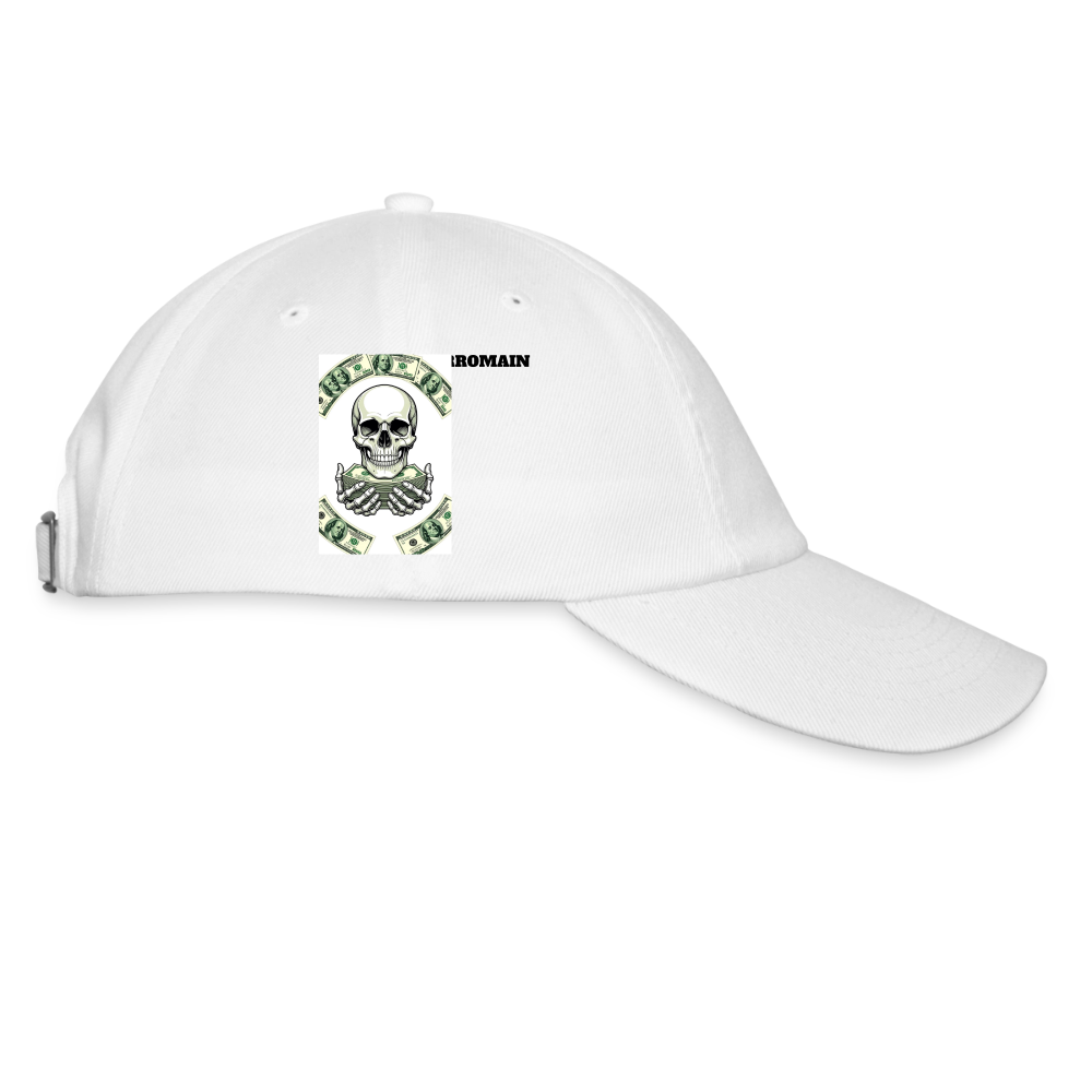 Baseball Cap - white/white