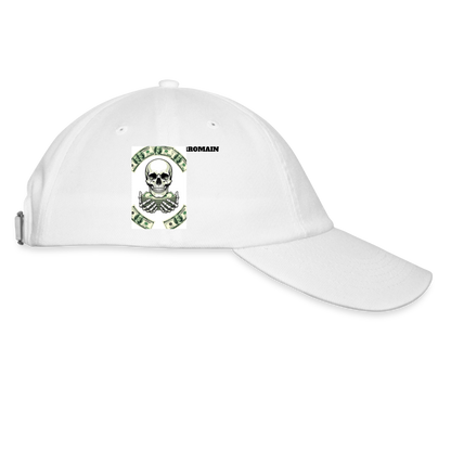 Baseball Cap - white/white