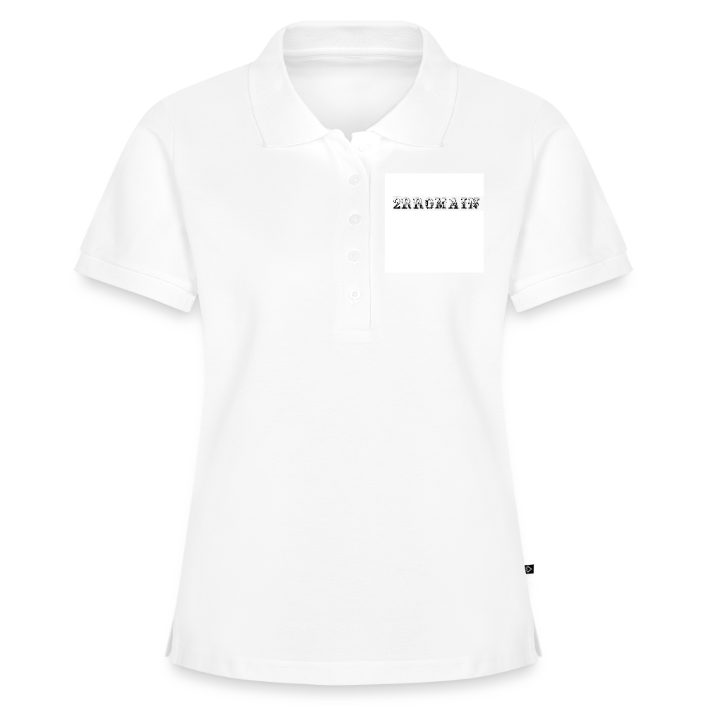 Women’s Premium Organic Polo Shirt - white