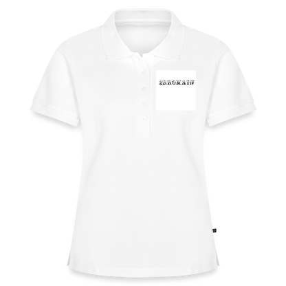 Women’s Premium Organic Polo Shirt - white