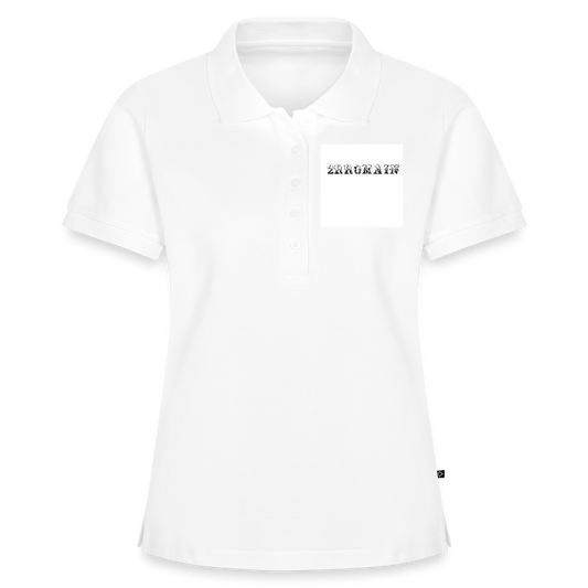 Women’s Premium Organic Polo Shirt - white